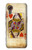 W2833 Poker Card Queen Hearts Hard Case and Leather Flip Case For Samsung Galaxy Xcover7
