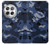 W2959 Navy Blue Camo Camouflage Hard Case and Leather Flip Case For OnePlus 12