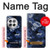 W2959 Navy Blue Camo Camouflage Hard Case and Leather Flip Case For OnePlus 12