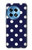 W3533 Blue Polka Dot Hard Case and Leather Flip Case For OnePlus 12R