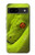 W0785 Green Snake Hard Case and Leather Flip Case For Google Pixel 8a