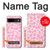 W2213 Pink Leopard Pattern Hard Case and Leather Flip Case For Google Pixel 8a