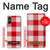 W3535 Red Gingham Hard Case and Leather Flip Case For Sony Xperia 10 VI