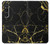 W2896 Gold Marble Graphic Printed Hard Case and Leather Flip Case For Sony Xperia 1 VI