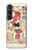 W3820 Vintage Cowgirl Fashion Paper Doll Hard Case and Leather Flip Case For Sony Xperia 1 VI