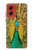 W0513 Peacock Hard Case and Leather Flip Case For Motorola Moto G Stylus 5G (2024)