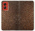 W0542 Rust Texture Hard Case and Leather Flip Case For Motorola Moto G Stylus 5G (2024)