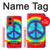 W1870 Tie Dye Peace Hard Case and Leather Flip Case For Motorola Moto G Stylus 5G (2024)