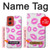 W2214 Pink Lips Kisses Hard Case and Leather Flip Case For Motorola Moto G Stylus 5G (2024)