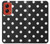 W2299 Black Polka Dots Hard Case and Leather Flip Case For Motorola Moto G Stylus 5G (2024)