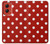 W2951 Red Polka Dots Hard Case and Leather Flip Case For Motorola Moto G Stylus 5G (2024)