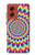 W3162 Colorful Psychedelic Hard Case and Leather Flip Case For Motorola Moto G Stylus 5G (2024)