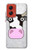 W3257 Cow Cartoon Hard Case and Leather Flip Case For Motorola Moto G Stylus 5G (2024)