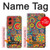 W3272 Colorful Pattern Hard Case and Leather Flip Case For Motorola Moto G Stylus 5G (2024)