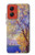 W3339 Claude Monet Antibes Seen from the Salis Gardens Hard Case and Leather Flip Case For Motorola Moto G Stylus 5G (2024)