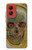 W3359 Vincent Van Gogh Skull Hard Case and Leather Flip Case For Motorola Moto G Stylus 5G (2024)