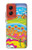 W3407 Hippie Art Hard Case and Leather Flip Case For Motorola Moto G Stylus 5G (2024)