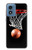 W0066 Basketball Hard Case and Leather Flip Case For Motorola Moto G Play 4G (2024)