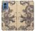 W0318 Antique Dragon Hard Case and Leather Flip Case For Motorola Moto G Play 4G (2024)