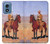 W0772 Cowboy Western Hard Case and Leather Flip Case For Motorola Moto G Play 4G (2024)