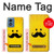 W1145 Yellow Mustache Sun Hard Case and Leather Flip Case For Motorola Moto G Play 4G (2024)