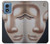 W1255 Buddha Face Hard Case and Leather Flip Case For Motorola Moto G Play 4G (2024)