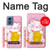 W3025 Pink Maneki Neko Lucky Cat Hard Case and Leather Flip Case For Motorola Moto G Play 4G (2024)