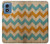 W3033 Vintage Wood Chevron Graphic Printed Hard Case and Leather Flip Case For Motorola Moto G Play 4G (2024)