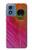 W3201 Pink Peacock Feather Hard Case and Leather Flip Case For Motorola Moto G Play 4G (2024)