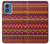 W3404 Aztecs Pattern Hard Case and Leather Flip Case For Motorola Moto G Play 4G (2024)