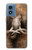 W3427 Mammoth Ancient Cave Art Hard Case and Leather Flip Case For Motorola Moto G Play 4G (2024)