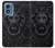 W3619 Dark Gothic Lion Hard Case and Leather Flip Case For Motorola Moto G Play 4G (2024)