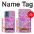 W3710 Pink Love Heart Hard Case and Leather Flip Case For Motorola Moto G Play 4G (2024)