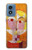 W3811 Paul Klee Senecio Man Head Hard Case and Leather Flip Case For Motorola Moto G Play 4G (2024)