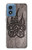 W3832 Viking Norse Bear Paw Berserkers Rock Hard Case and Leather Flip Case For Motorola Moto G Play 4G (2024)