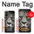 W1352 Lion Face Hard Case and Leather Flip Case For Motorola Moto G 5G (2024)