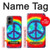 W1870 Tie Dye Peace Hard Case and Leather Flip Case For Motorola Moto G 5G (2024)