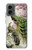 W2773 Peacock Chinese Brush Painting Hard Case and Leather Flip Case For Motorola Moto G 5G (2024)