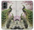 W2773 Peacock Chinese Brush Painting Hard Case and Leather Flip Case For Motorola Moto G 5G (2024)