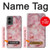 W2843 Pink Marble Texture Hard Case and Leather Flip Case For Motorola Moto G 5G (2024)