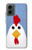 W3254 Chicken Cartoon Hard Case and Leather Flip Case For Motorola Moto G 5G (2024)