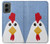 W3254 Chicken Cartoon Hard Case and Leather Flip Case For Motorola Moto G 5G (2024)