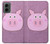 W3269 Pig Cartoon Hard Case and Leather Flip Case For Motorola Moto G 5G (2024)