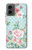 W3494 Vintage Rose Polka Dot Hard Case and Leather Flip Case For Motorola Moto G 5G (2024)