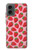 W3719 Strawberry Pattern Hard Case and Leather Flip Case For Motorola Moto G 5G (2024)