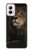 W0472 Lion Hard Case and Leather Flip Case For Motorola Moto G Power 5G (2024)