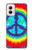 W1870 Tie Dye Peace Hard Case and Leather Flip Case For Motorola Moto G Power 5G (2024)