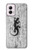 W2446 Gecko Wood Graphic Printed Hard Case and Leather Flip Case For Motorola Moto G Power 5G (2024)