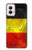 W2965 Belgium Football Soccer Hard Case and Leather Flip Case For Motorola Moto G Power 5G (2024)