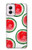 W3236 Watermelon Pattern Hard Case and Leather Flip Case For Motorola Moto G Power 5G (2024)